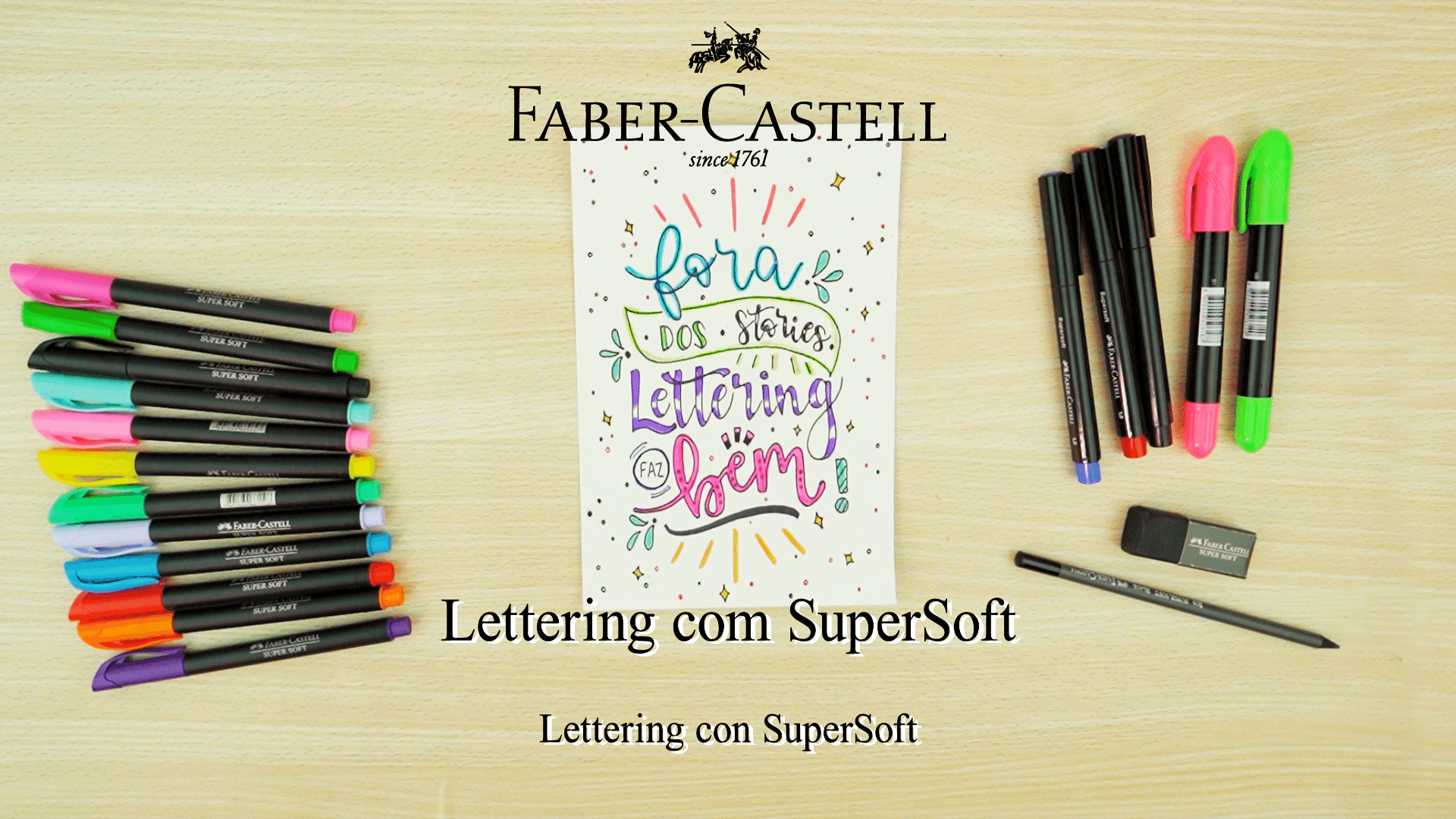 Tutorial Lettering Faber-Castell SuperSoft