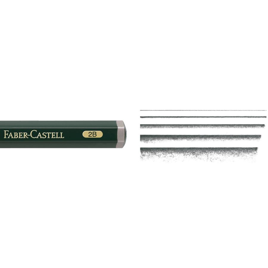 Faber-Castell - Lápis Castell 9000 Jumbo - 2B