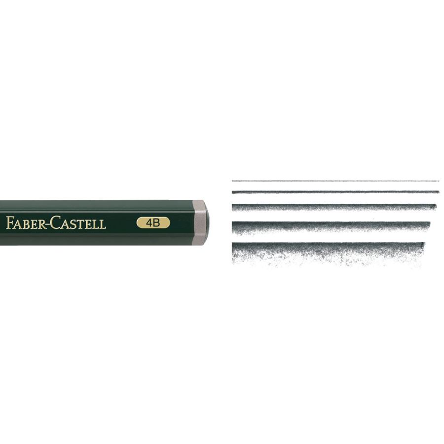 Faber-Castell - Lápis Castell 9000 Jumbo - 4B