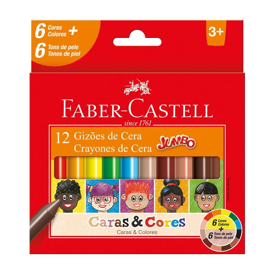 Faber-Castell - Gizão de Cera Caras & Cores