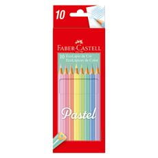 Faber-Castell - Ecolapis de Cor Tons Pastel 10 Cores