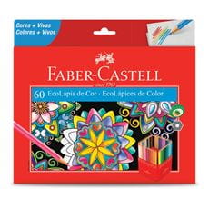 Faber-Castell - Ecolapis de Cor 60 Cores