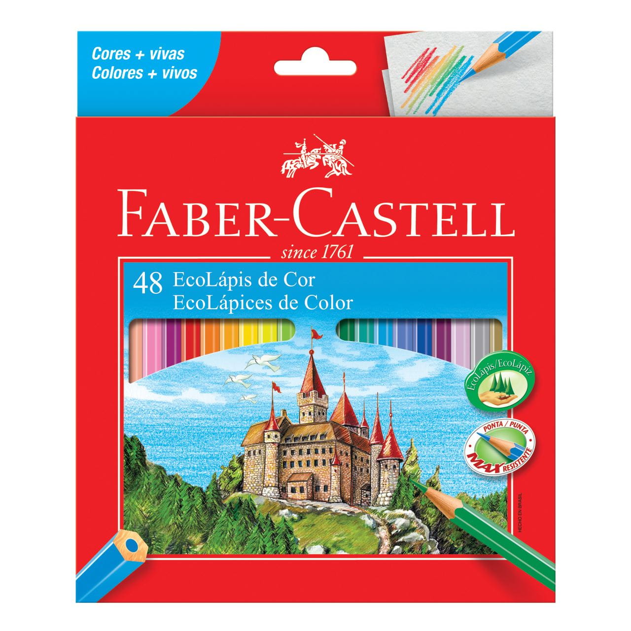 Faber-Castell - Ecolapis de Cor 48 Cores