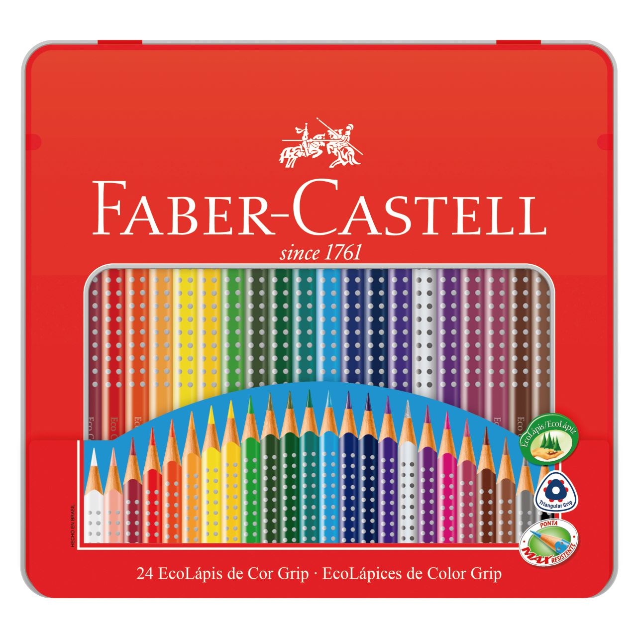 Faber-Castell - Ecolapis de Cor Grip 24 Cores