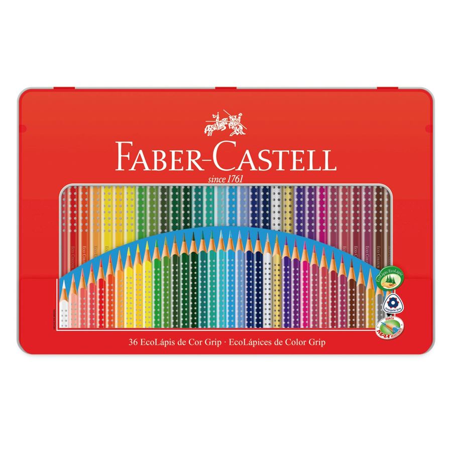 Faber-Castell - Ecolapis de Cor Grip 36 Cores