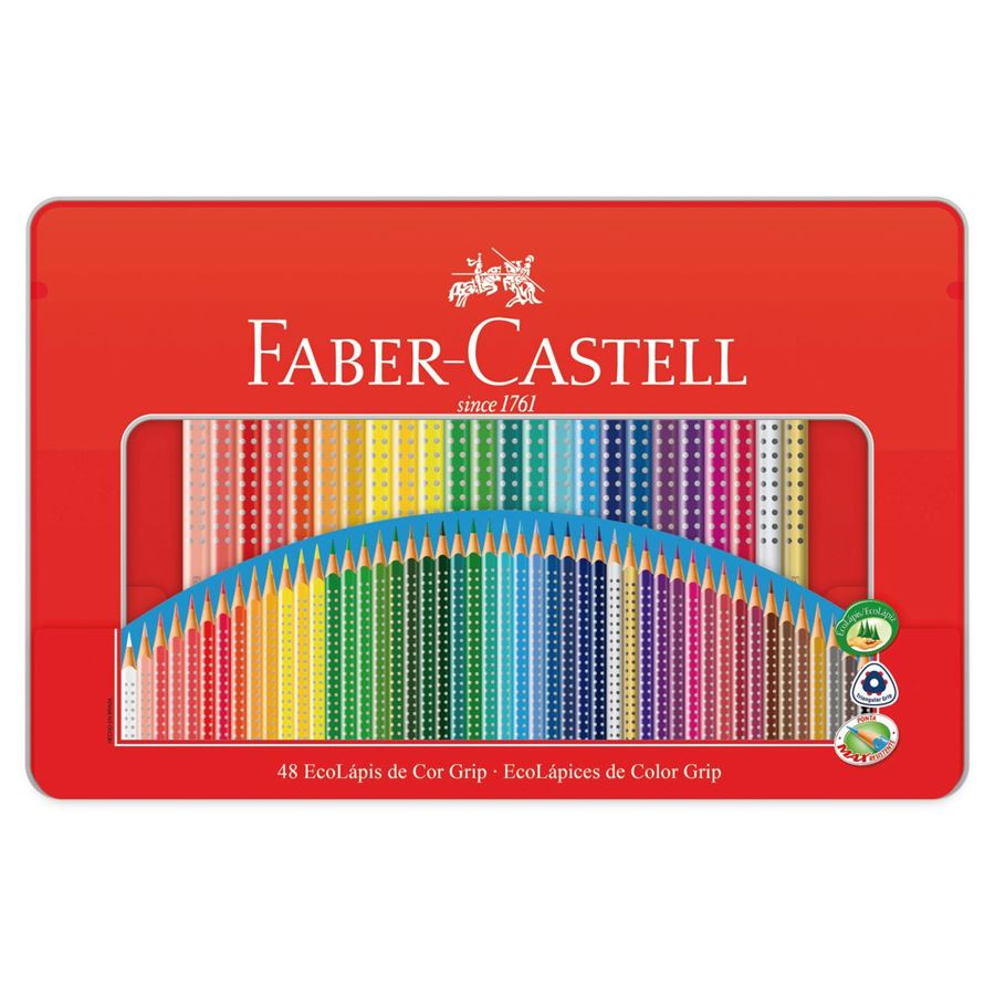 Faber-Castell - Ecolapis de Cor Grip 48 Cores