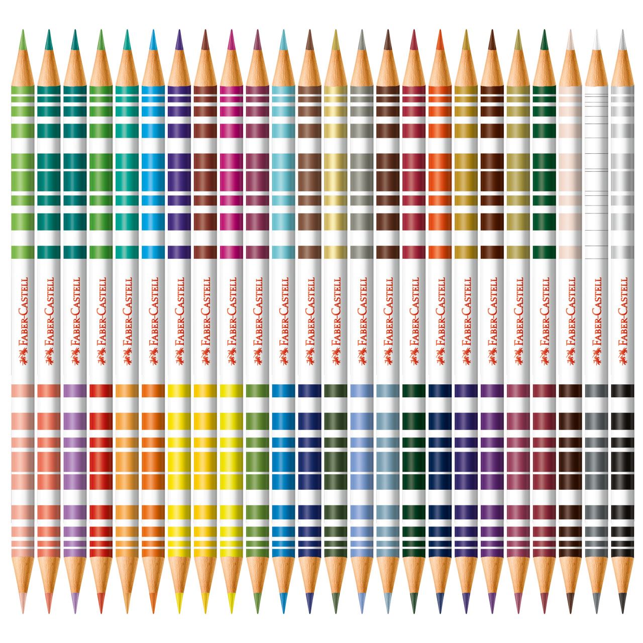Faber-Castell - Ecolapis de Cor Bicolor 24 Lápis = 48 Cores