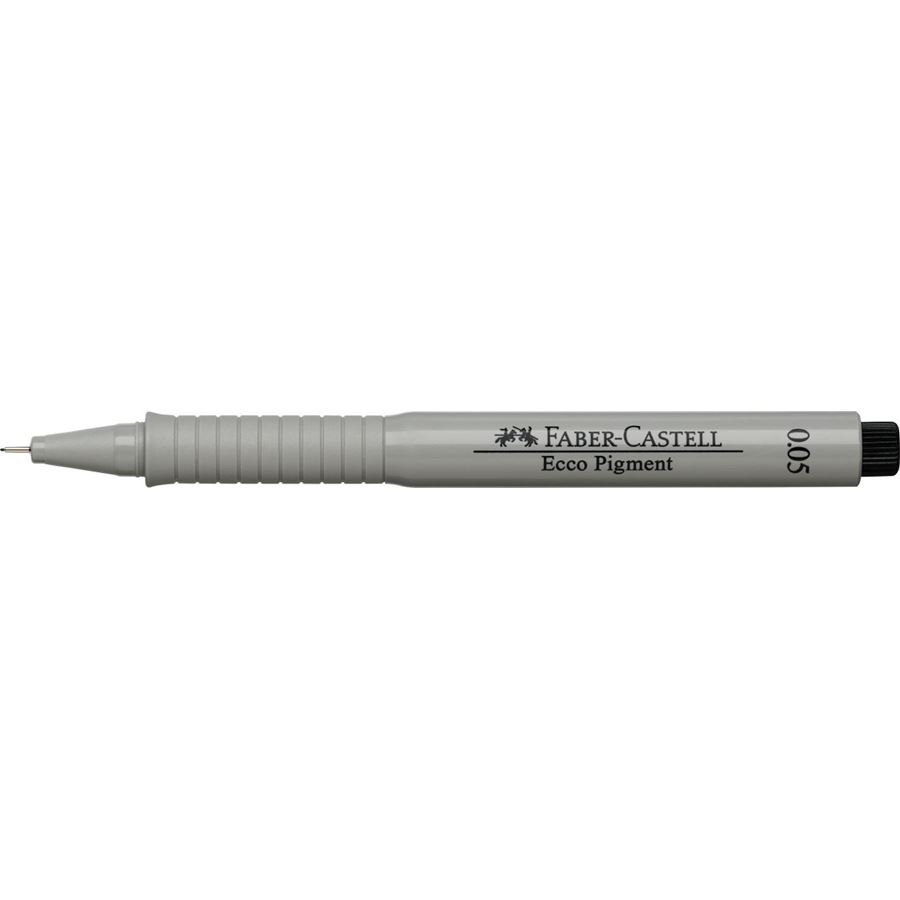 Faber-Castell - C. Nanquim Ecco Pigment 0,05mm Preta
