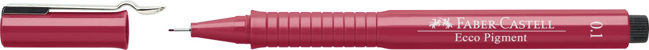 Faber-Castell - C. Nanquim Ecco Pigment 1,0 mm Vermelho