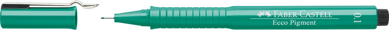 Faber-Castell - C. Nanquim Ecco Pigment 0,1 mm Verde