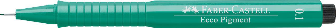 Faber-Castell - C. Nanquim Ecco Pigment 0,1 mm Verde