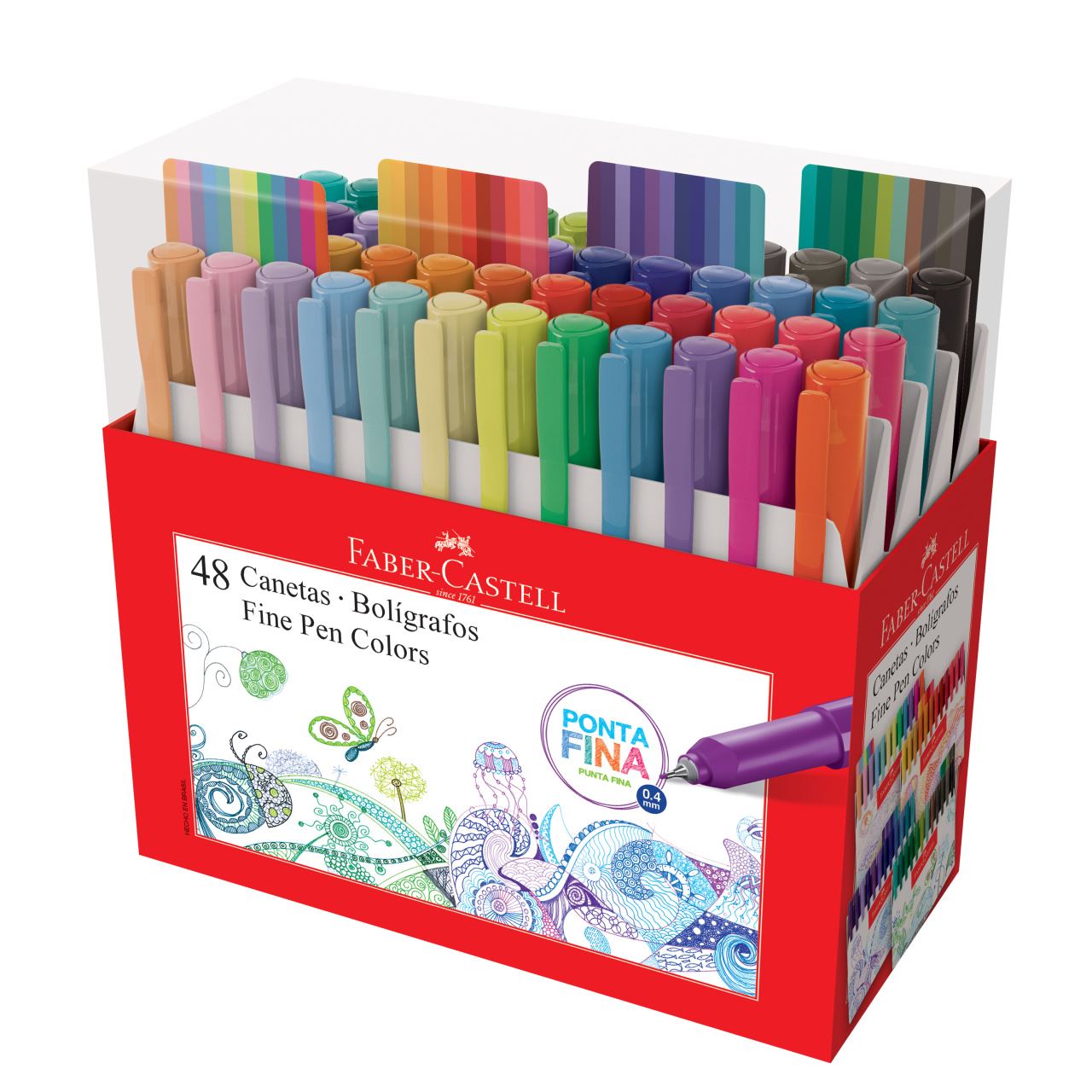 Faber-Castell - Caneta Ponta Porosa Fine Pen Colors
