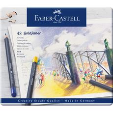 Faber-Castell - Lápis de Cor Goldfaber Permanente 48 Cores