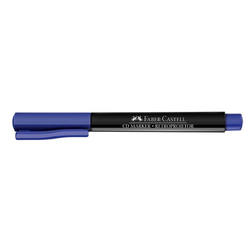 Faber-Castell - CD Marker Retroprojetor Azul