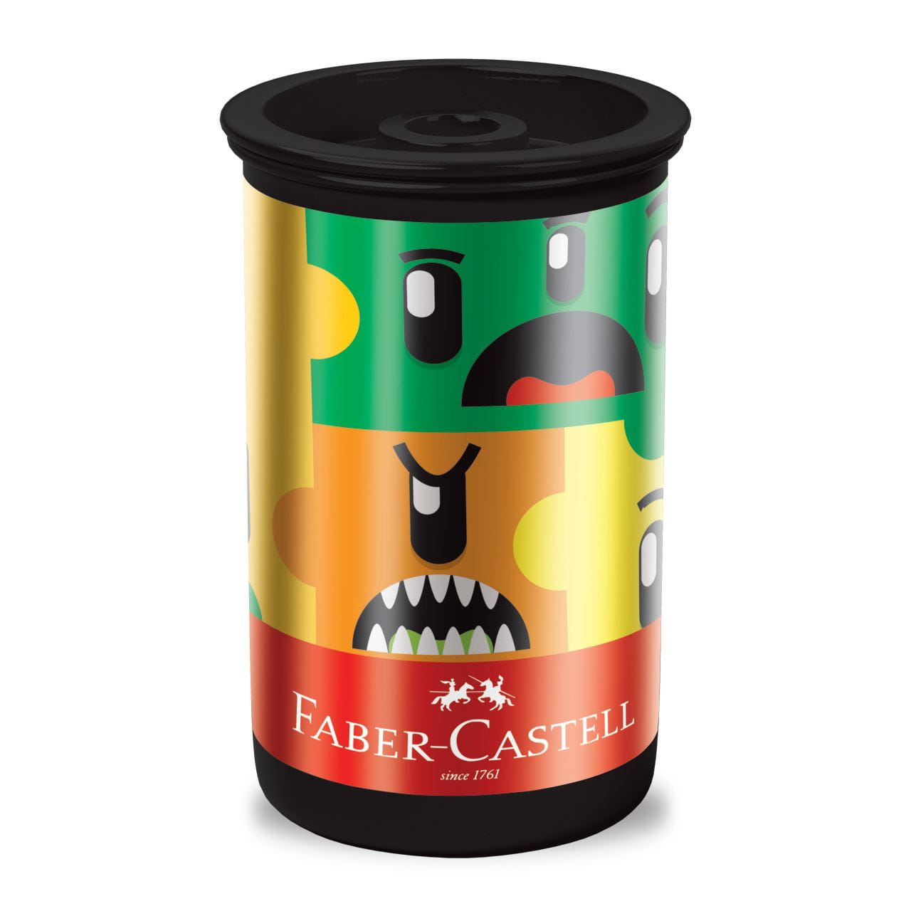 Faber-Castell - Apontador c/ Deposito Monster Puzzle