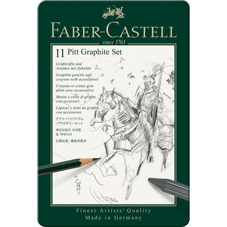 Faber-Castell - Conjunto Pitt Grafite Pequeno