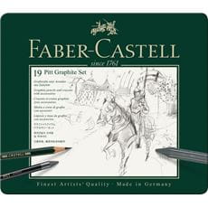 Faber-Castell - Conjunto Pitt Grafite Médio