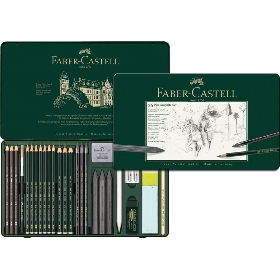 Faber-Castell - Conjunto Pitt Grafite Grande