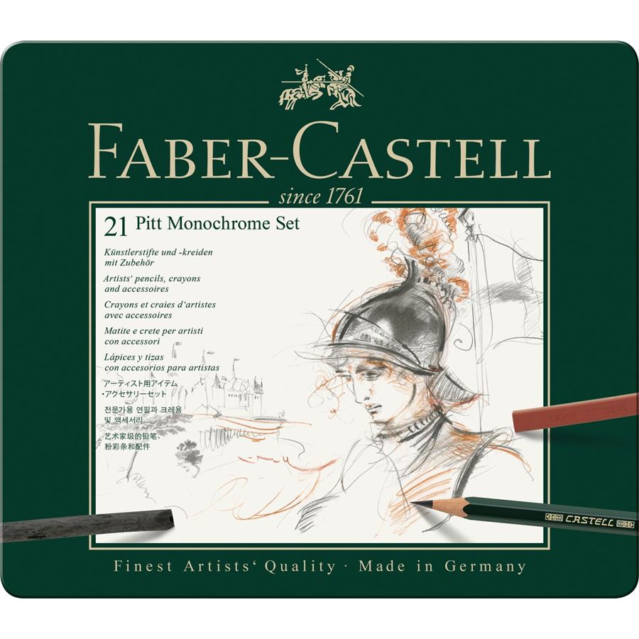 Faber-Castell - Conjunto Pitt MonoCromático Médio
