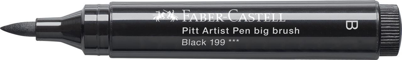 Faber-Castell - Canetas Artísticas Pitt Big Brush Preta