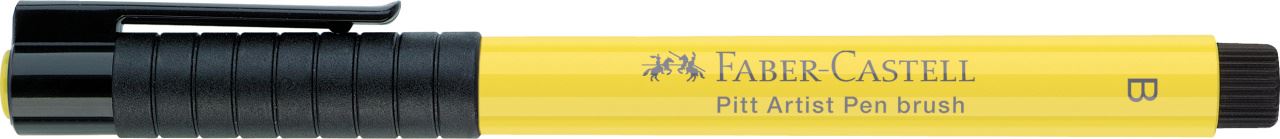 Faber-Castell - Canetas Artísticas Pitt Pincel Amarelo Claro 104