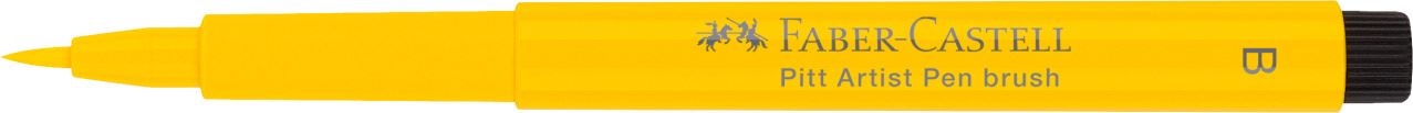 Faber-Castell - Canetas Artísticas Pitt Pincel Amarelo Cadmio 107