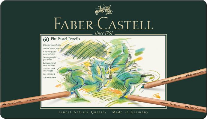 Faber-Castell - Estojo com 60 Cores de Lápis Pastel Pitt