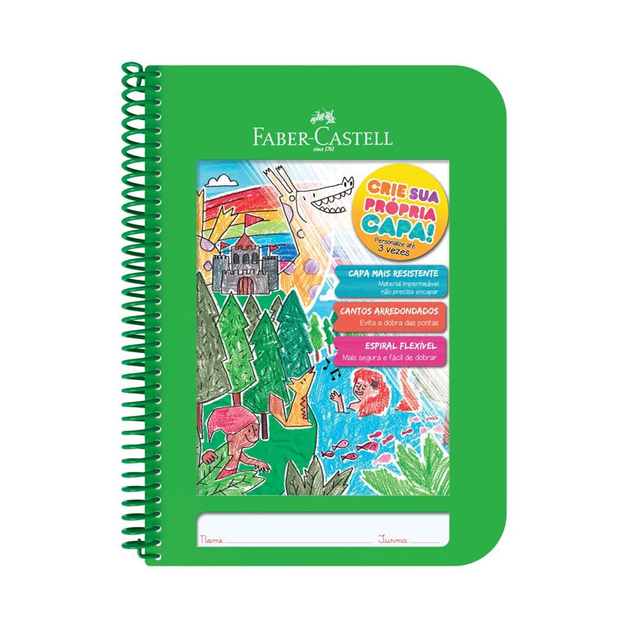 Faber-Castell - Caderno Criativo Verde