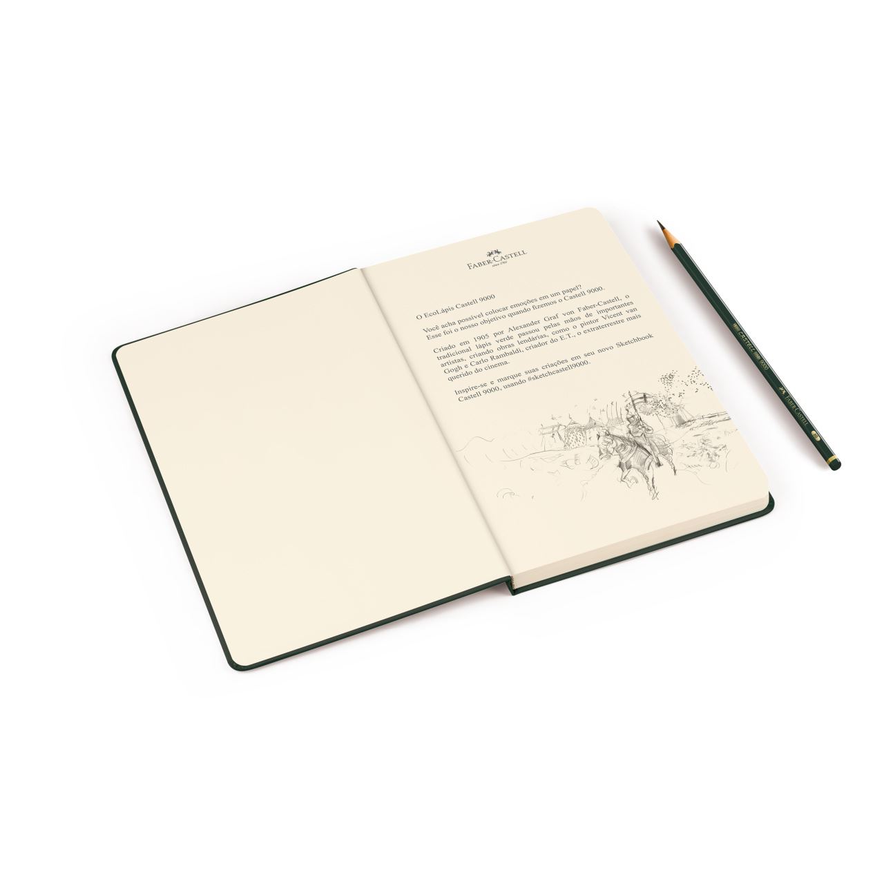 Faber-Castell - Caderneta Sketchbook s/ pauta