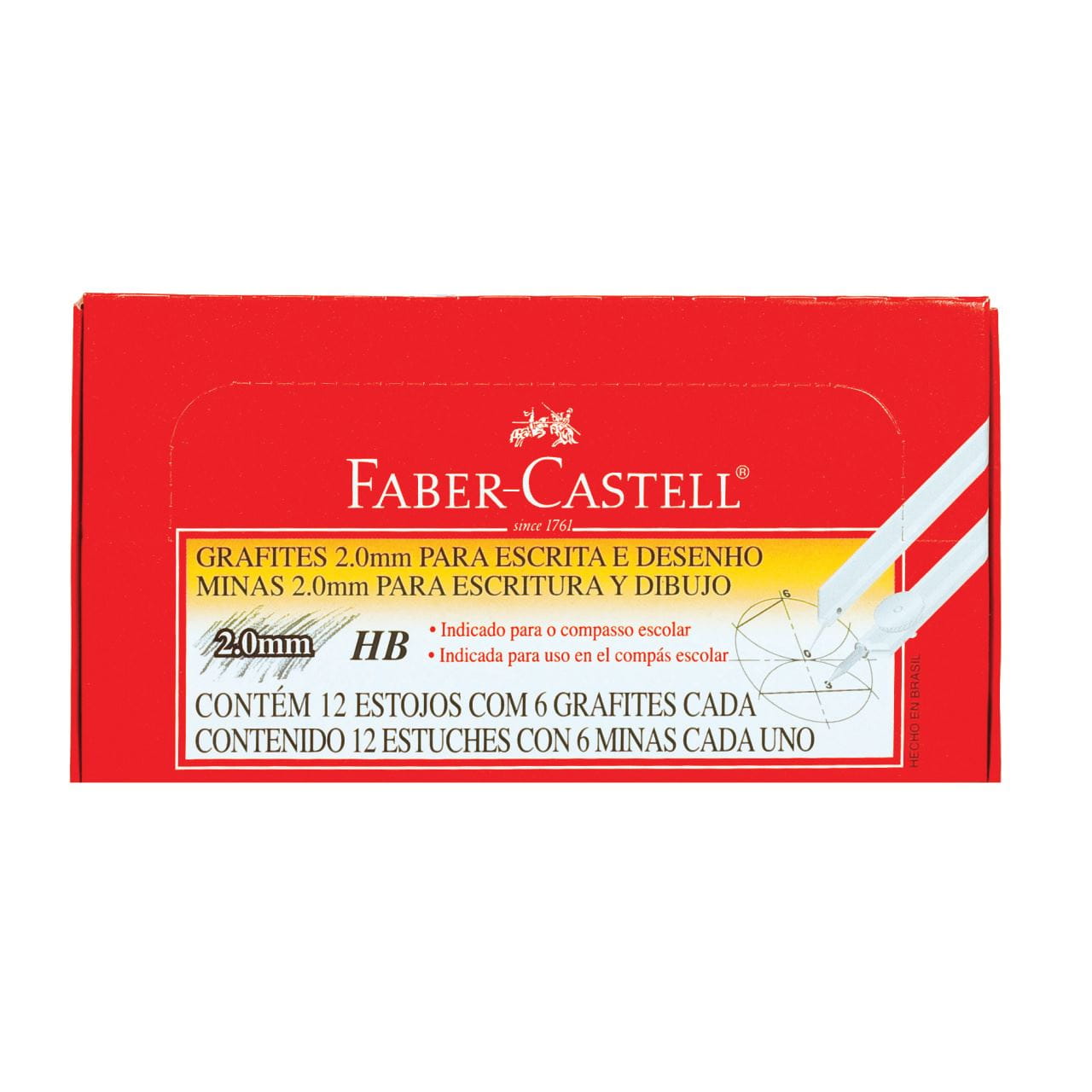 Faber-Castell - Grafite Grosso 2.0mm HB