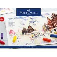 Faber-Castell - Estojo com 72 Cores de Pastel Seco - Bastões Curtos