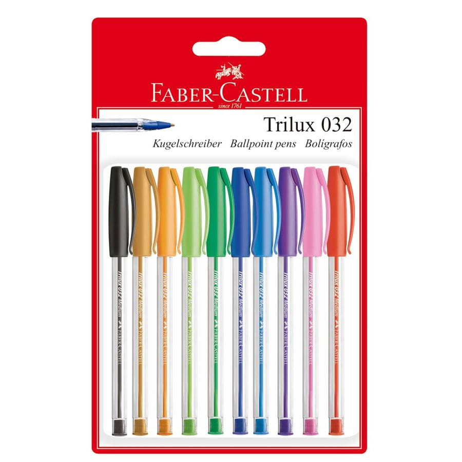 Faber-Castell - Caneta Esferografica Trilux Colors 1.0mm